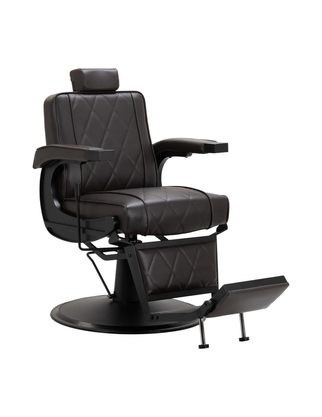 Fauteuil Barbier Diamond Noir – Design Moderne & Ergonomie Pro 