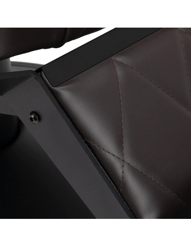 Diamond Brown Barber chair – Modern Design & Professional Ergonomics 