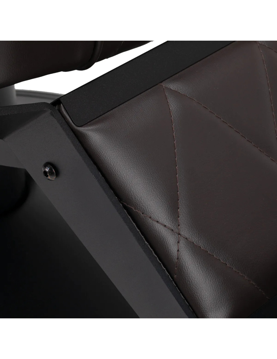 Poltrona barbiere Diamond Brown: design moderno ed ergonomia professionale 