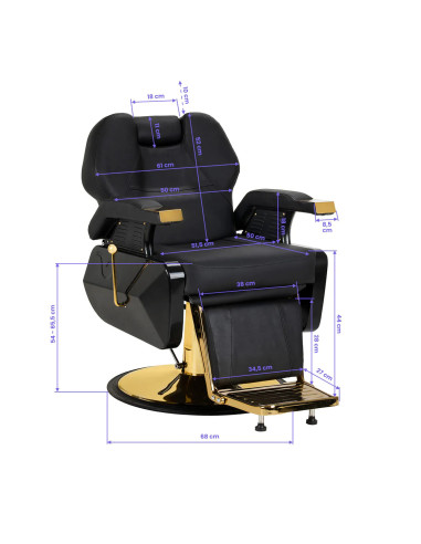L’Héritage Barber Chair – Tijdloze luxe en professioneel comfort 
