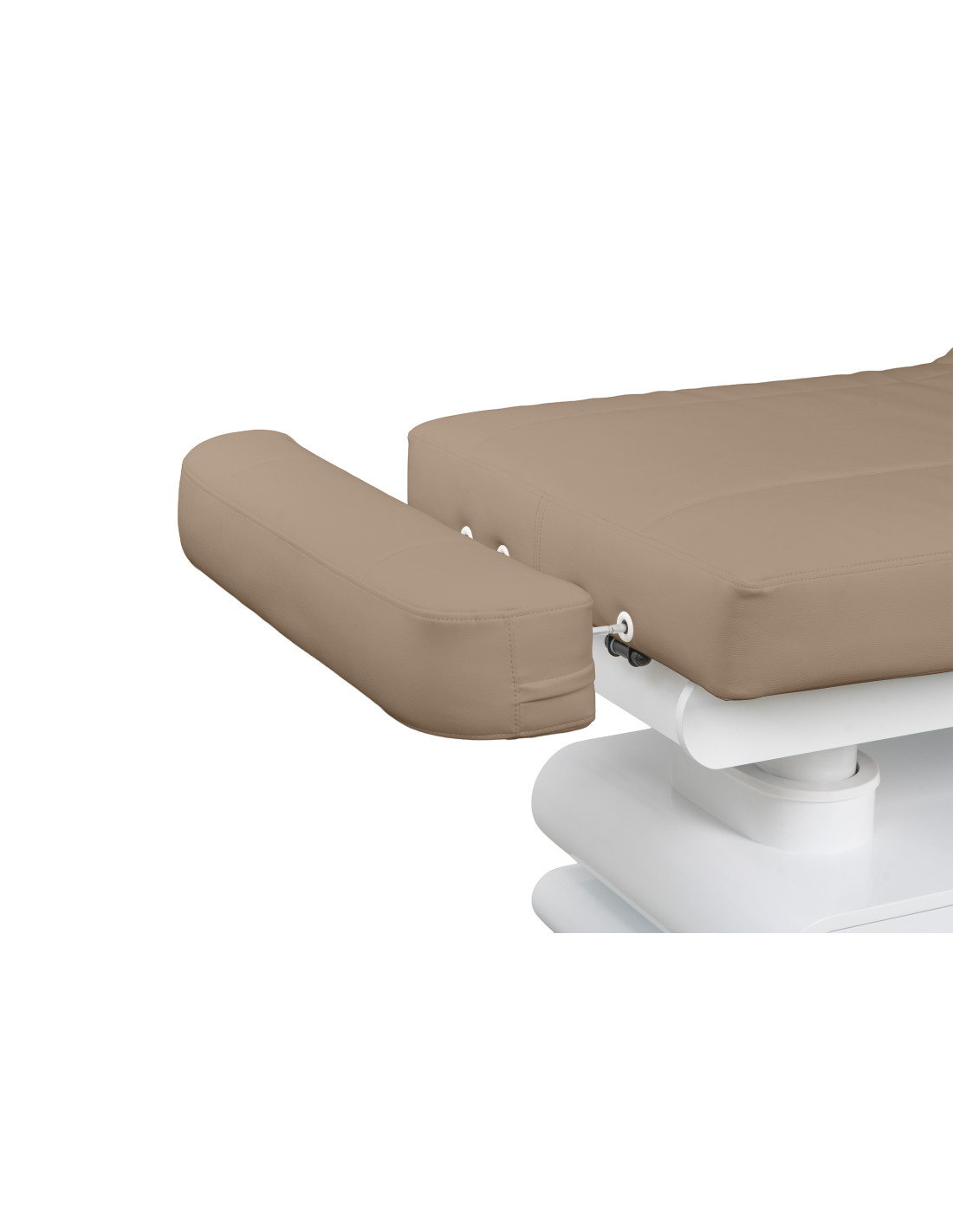 Professional 4-Motor Electric Massage Table with Heating & LED Lighting – Beige