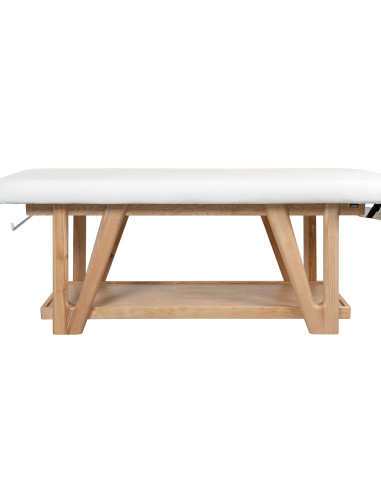 Camilla de masaje fija ROOTS de madera maciza natural – Bienestar profesional