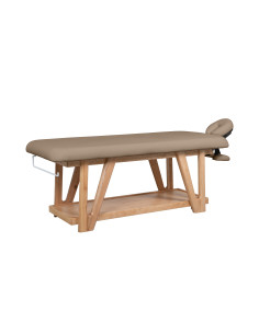 copy of ROOTS Vaste massagetafel van natuurlijk massief hout – Professionele wellness