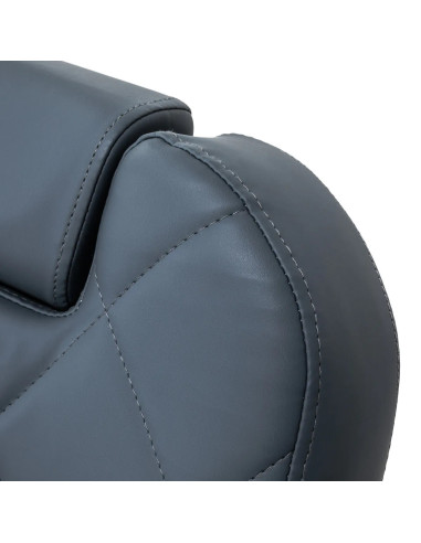 NOVARA Graphite Barber chair – Hydraulic Swivel & Reclining Backrest 