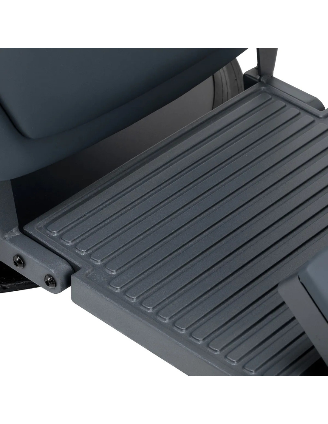 Cadeira de barbeiro NOVARA Graphite – Giratória hidráulica e com encosto reclinável 