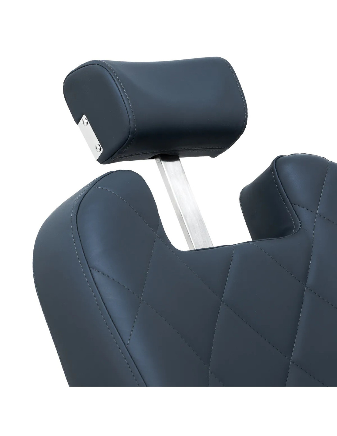 Fotel barberski NOVARA Graphite – hydrauliczny obrotowy i odchylany oparcie 