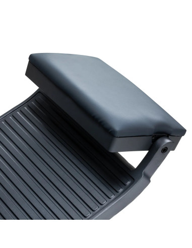 Fauteuil Barbier NOVARA Graphite – Hydraulique Rotatif & Dossier Inclinable 