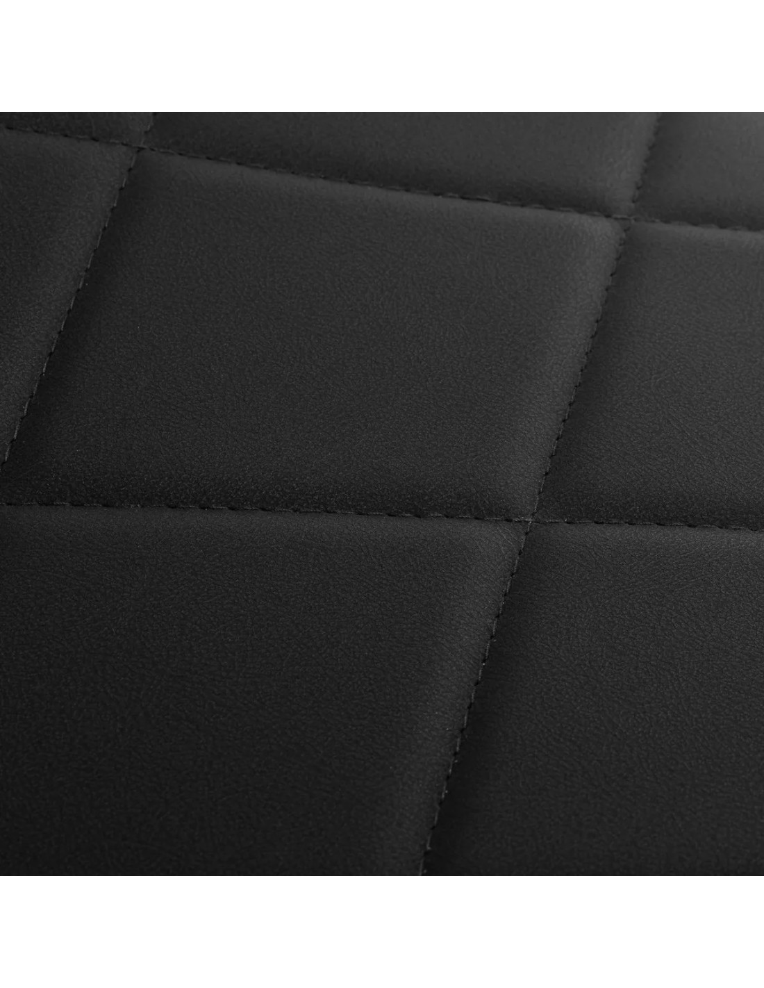 Sillón de barbero NOVARA, color negro y grafito – Respaldo giratorio y reclinable hidráulico 