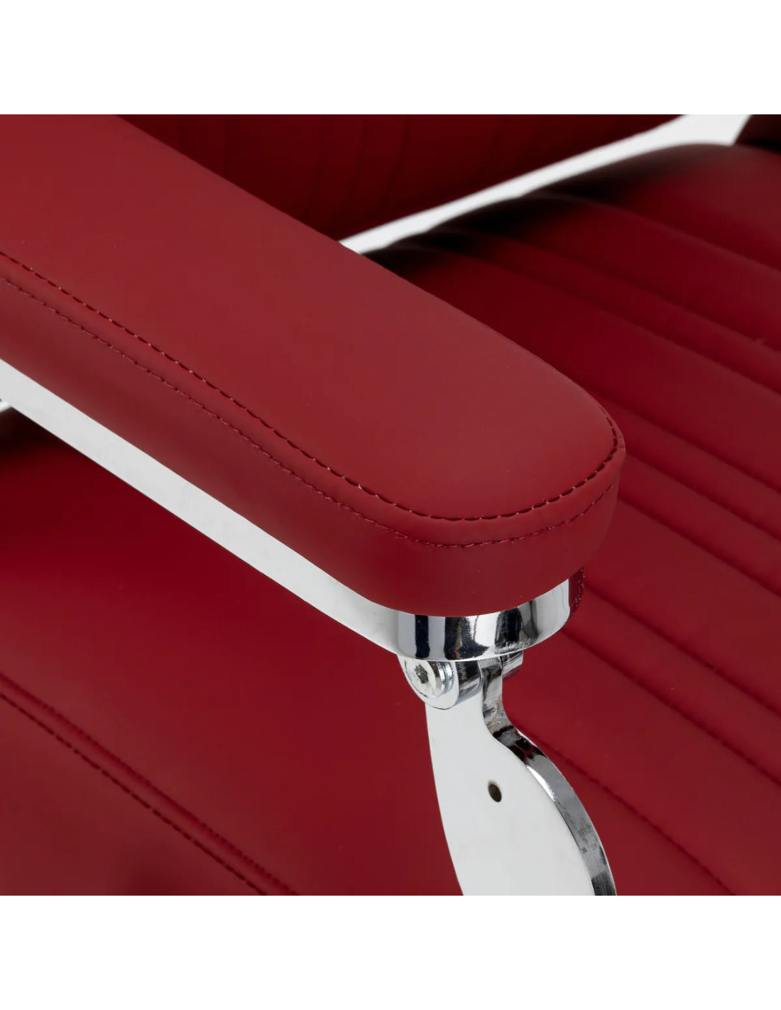 ALESSANDRO Red Barber chair – Hydraulic Reclining Pro 