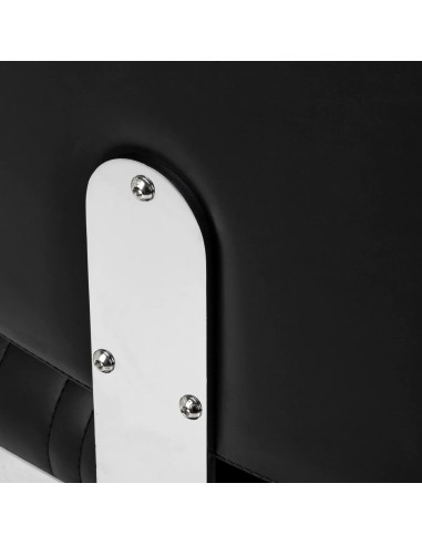 Sillón de barbero negro ALESSANDRO – Reclinable hidráulico Pro 