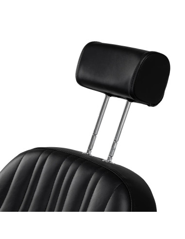 Fauteuil Barbier ALESSANDRO Noir – Hydraulique Inclinable Pro 