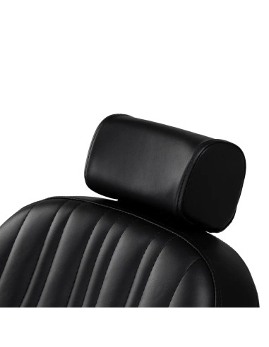 Sillón de barbero negro ALESSANDRO – Reclinable hidráulico Pro 