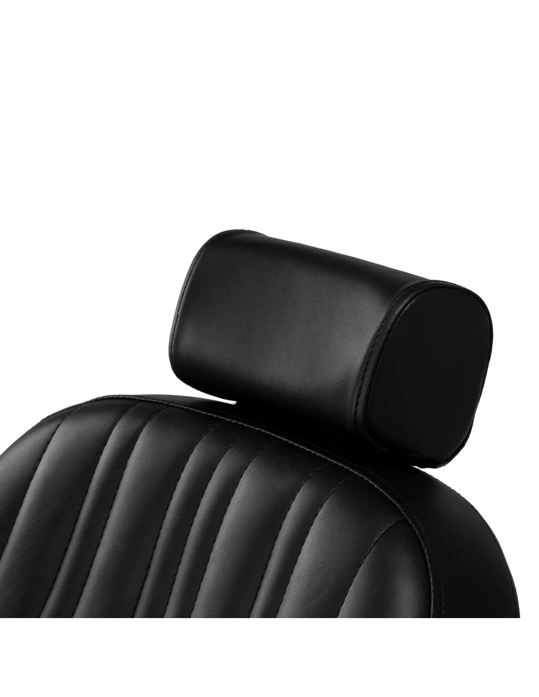 Sillón de barbero negro ALESSANDRO – Reclinable hidráulico Pro 