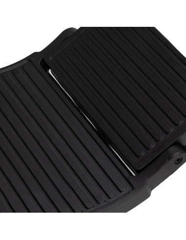 Poltrona barbiere NOVARA nera e marrone | Idraulica professionale