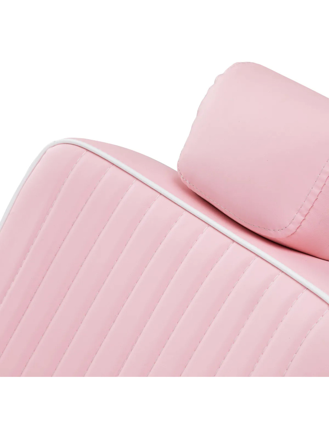 SALVATORE Barberstuhl , Pink & Chrom – Hydraulisch verstellbar 