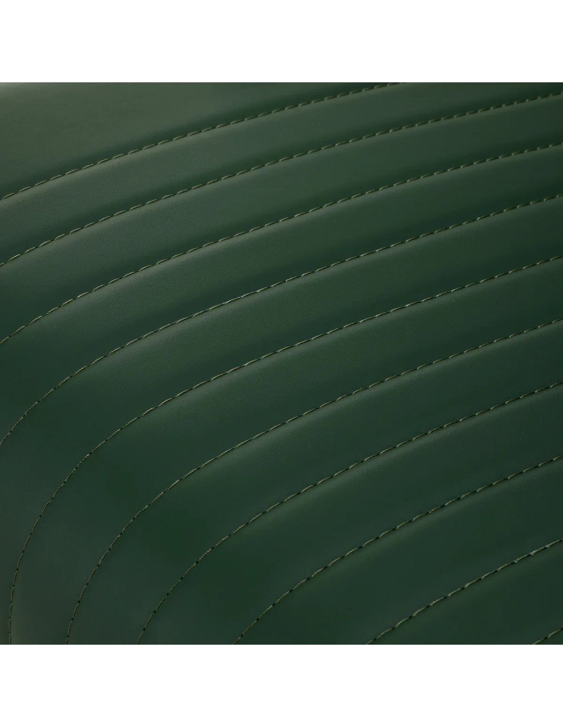 Sillón de barbero SALVATORE, verde y cromada – Reclinable hidráulicamente Pro 