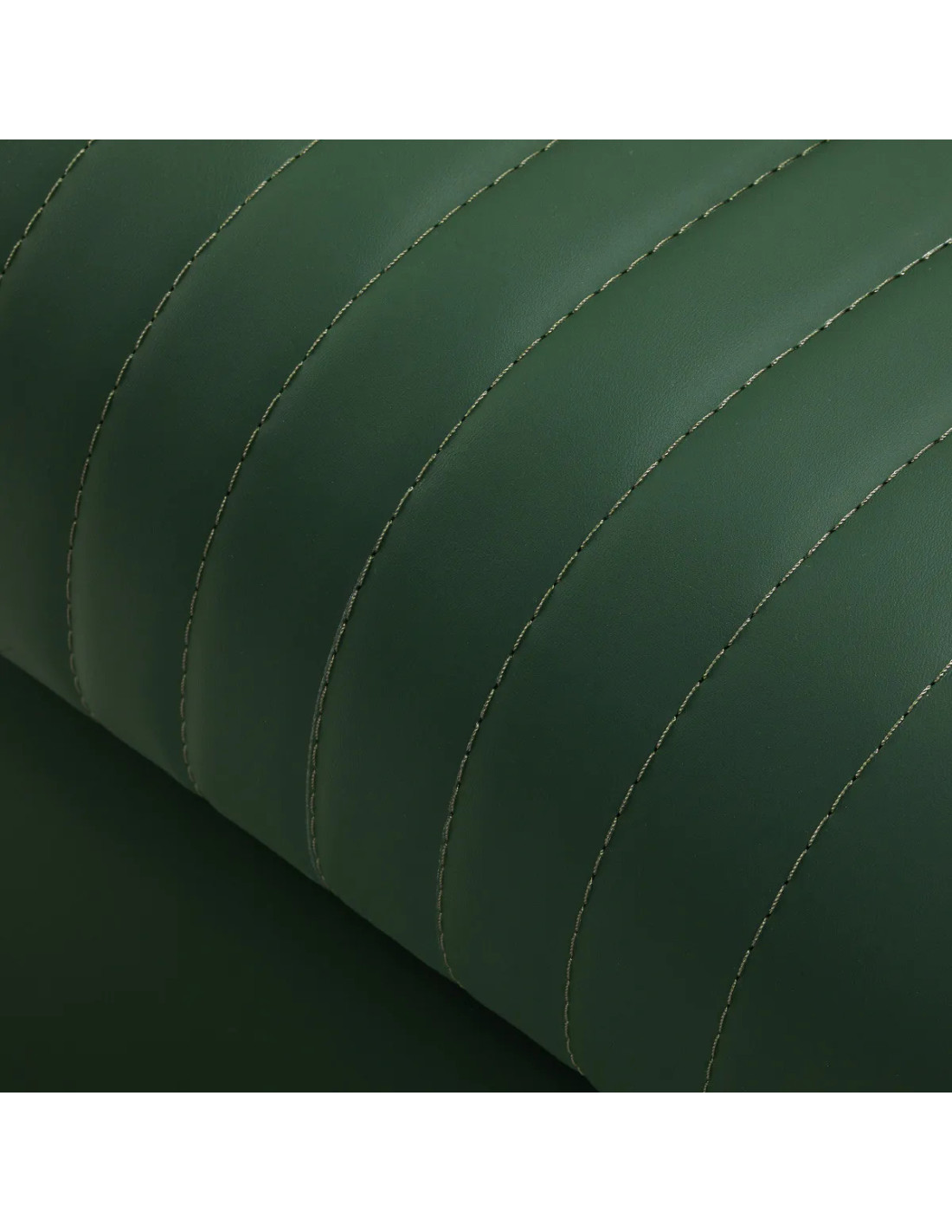 Sillón de barbero SALVATORE, verde y cromada – Reclinable hidráulicamente Pro 