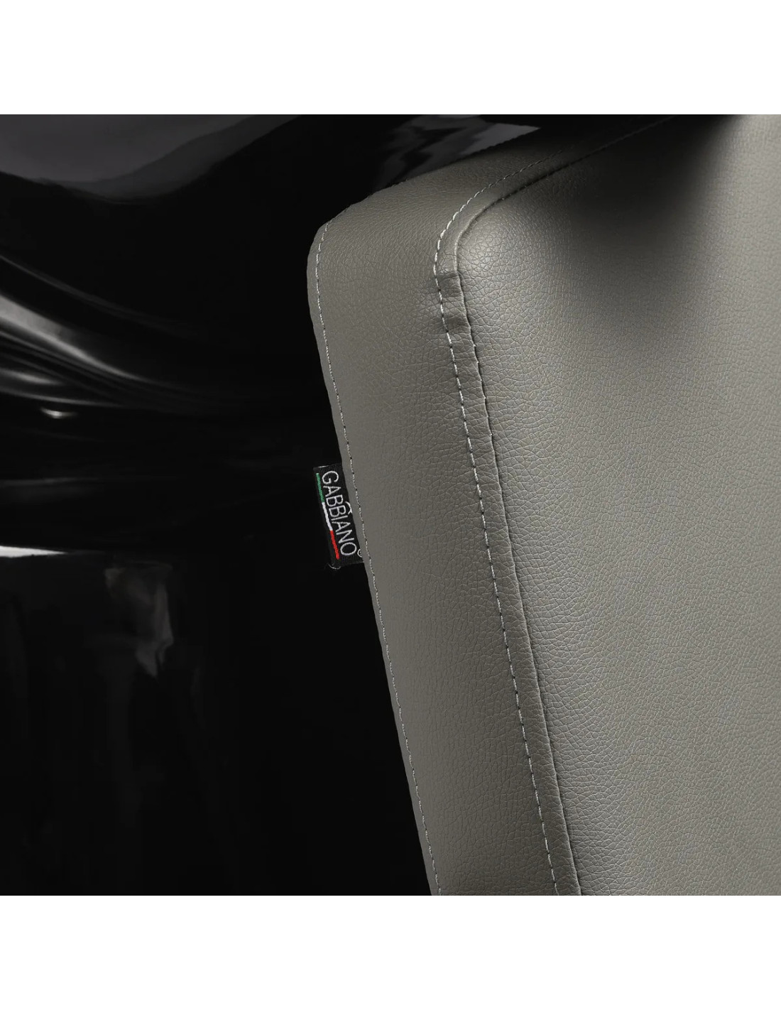 Bac de Coiffure Naples Grey Stone – Design Moderne & Cuvette Céramique Noire 