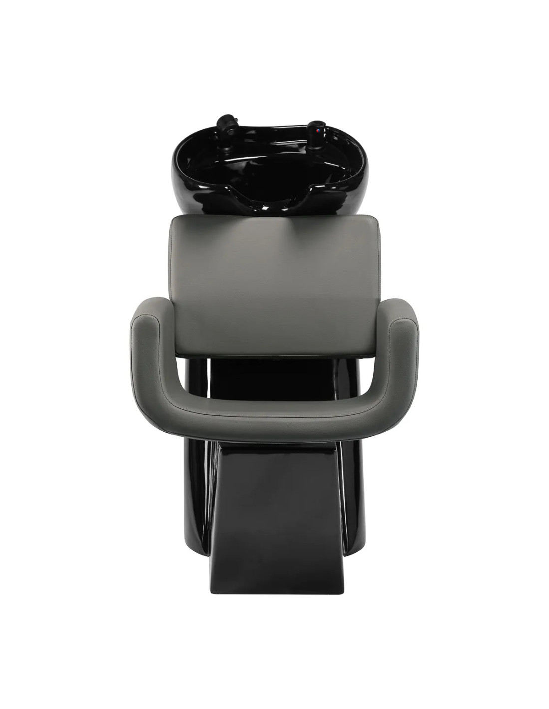 Bac de Coiffure Naples Grey Stone – Design Moderne & Cuvette Céramique Noire 