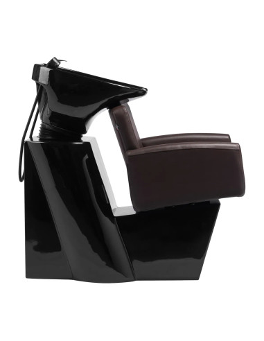 Bac de Coiffure Naples Marron Chocolat – Design Italien & Confort Premium 