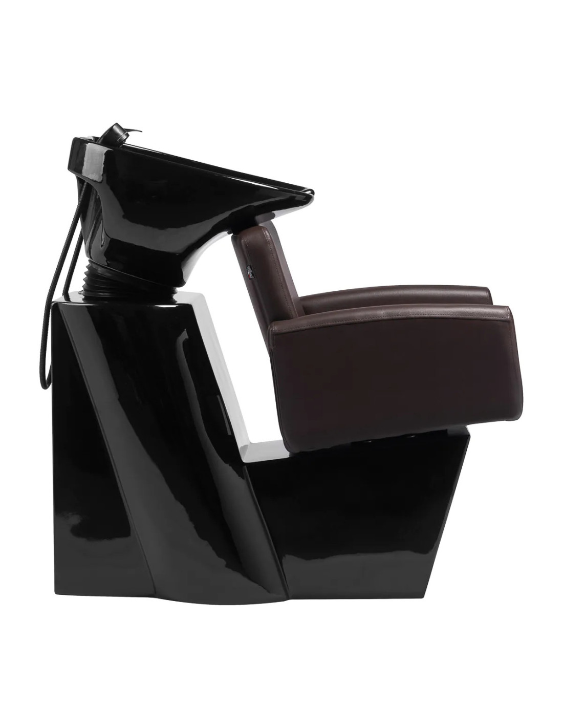 Bac de Coiffure Naples Marron Chocolat – Design Italien & Confort Premium 