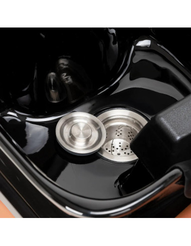 Bandeja de peluquería GIULIA en terracota marrón