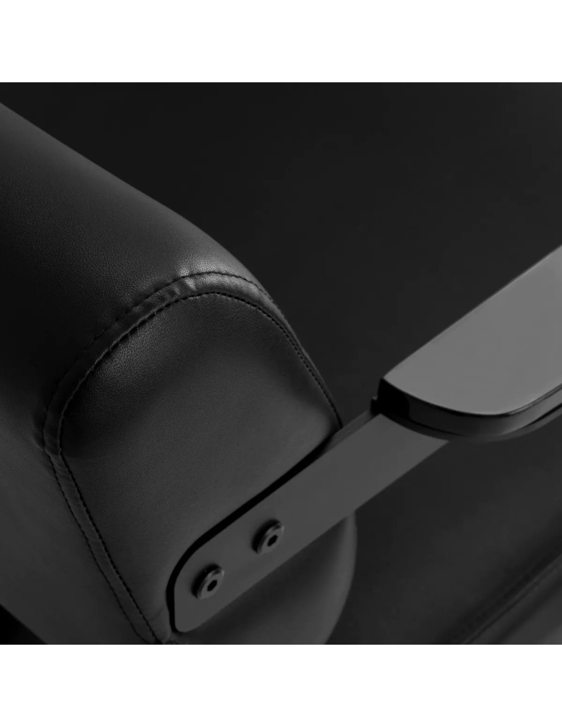 Fotel fryzjerski GABRIELLA, czarny, obrotowy 360°, hydrauliczny