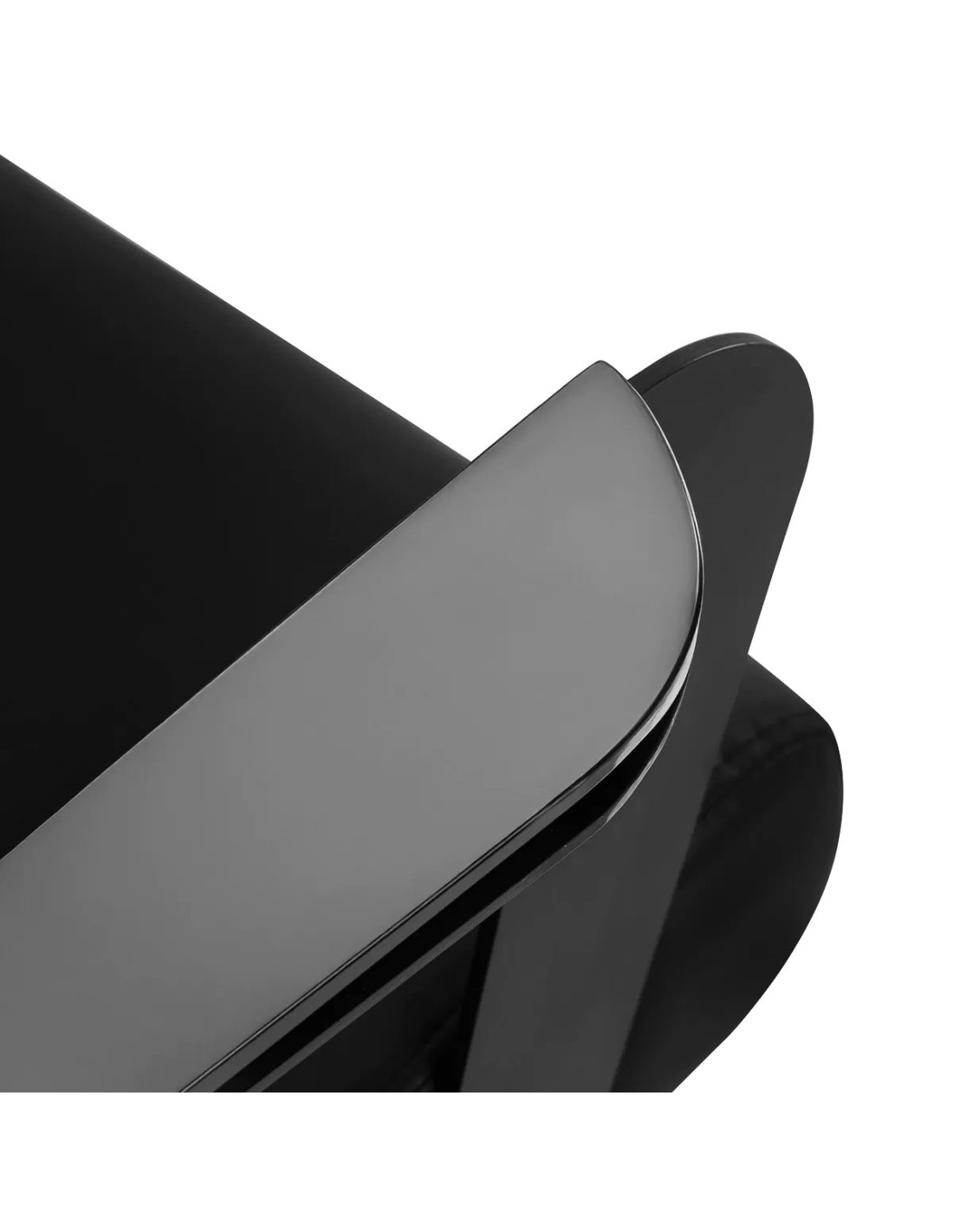 GABRIELLA Styling Chair, Full Black – 360° Swivel Hydraulic