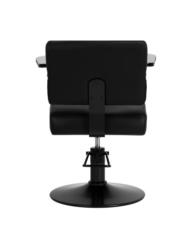 Fauteuil de Coiffage GABRIELLA Full Black – Hydraulique Pivotant 360° 