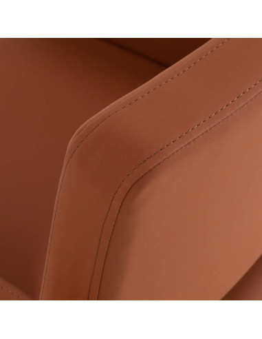 Fauteuil de coiffage STEFANIA Marron Terracotta 