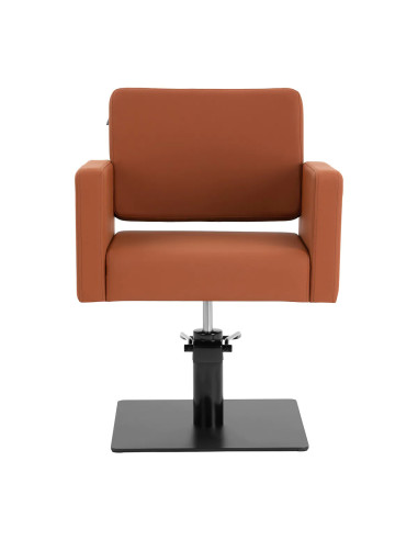 Fauteuil de coiffage STEFANIA Marron Terracotta 