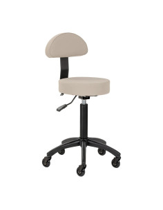 Sgabello da parrucchiere STEFANIA Beige