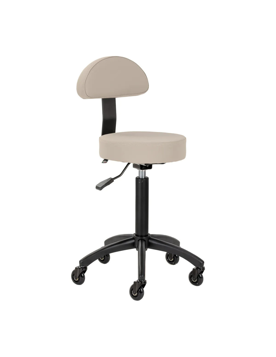 Sgabello da parrucchiere STEFANIA Beige