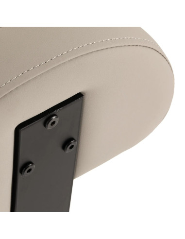 STEFANIA Beige Hairdressing Stool