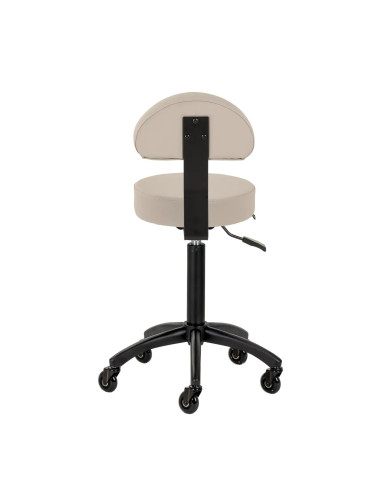 Sgabello da parrucchiere STEFANIA Beige