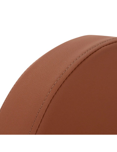 Taburete de peluquería STEFANIA, color marrón terracota – Comodidad y estilo profesional