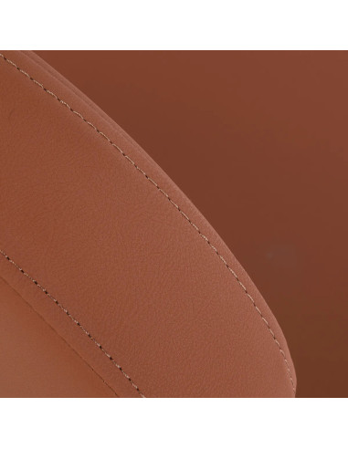 STEFANIA kappersstoel, terracotta bruin – Professioneel comfort en stijl
