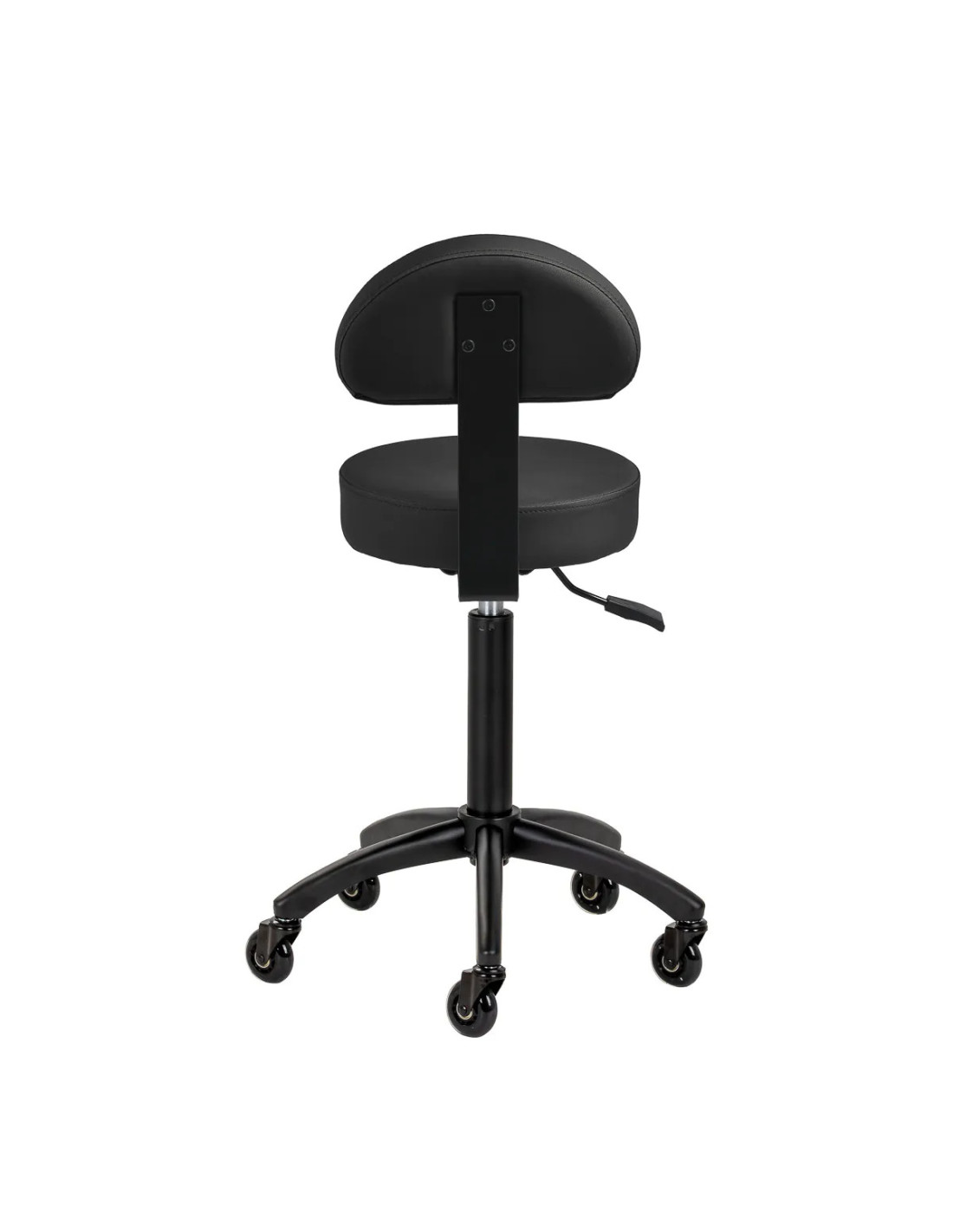 STEFANIA Hairdressing Stool, Full Black
