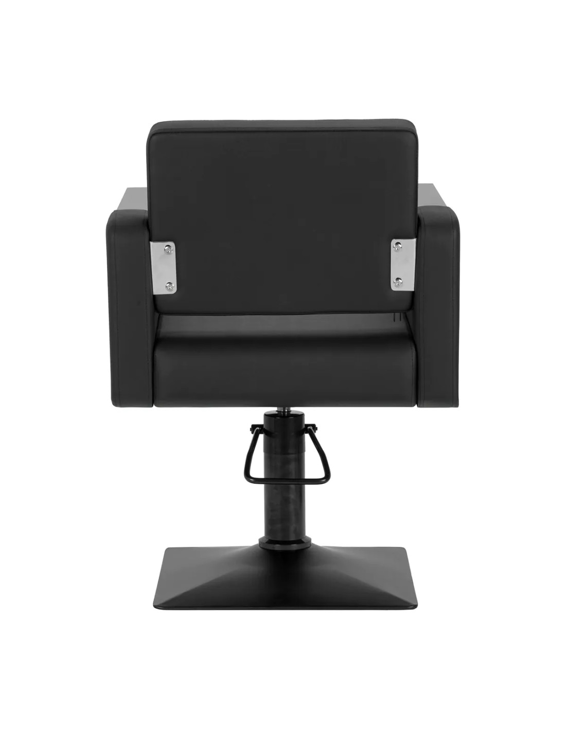 Fotel fryzjerski hydrauliczny Matera Black – ergonomiczny komfort i stabilność w salonie