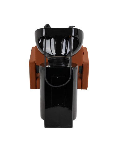 STEFANIA Shampoo unit – Hairdressing Wash Station, Terracotta Brown 