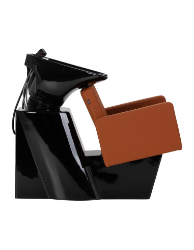 STEFANIA Kappers wasbak – Kapperswasstation, Terracotta Bruin 