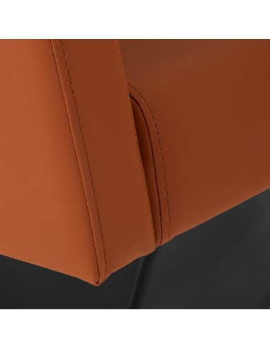 Bac à Shampoing STEFANIA – Poste de Lavage Coiffure Marron Terracotta 