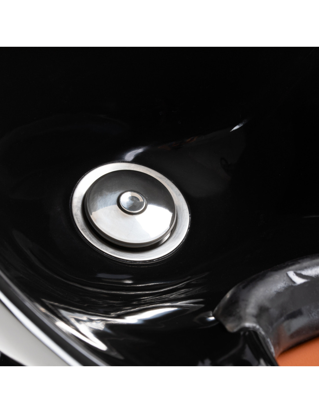 STEFANIA Myjnia fryzjerska – Stanowisko do mycia włosów, Terakota Brąz 