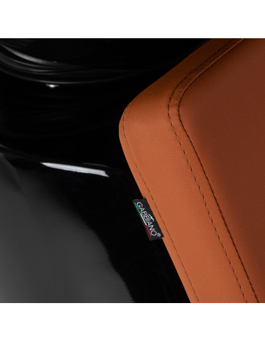 Bac à Shampoing STEFANIA – Poste de Lavage Coiffure Marron Terracotta 