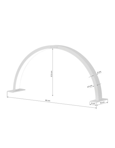 Lampe de manucure GLOW ARCHE II, grise 