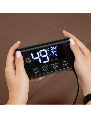 Headspa Ultra Maldives Brown – Cama de Spa Capilar Japonesa com Hidroterapia e Vapor