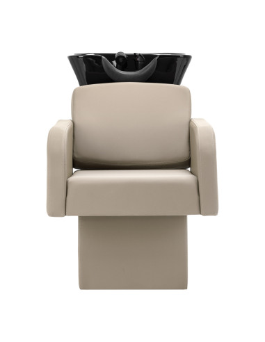 Lavatesta parrucchiere Bellagio-Z grigio beige – Lavabo professionale per parrucchieri 