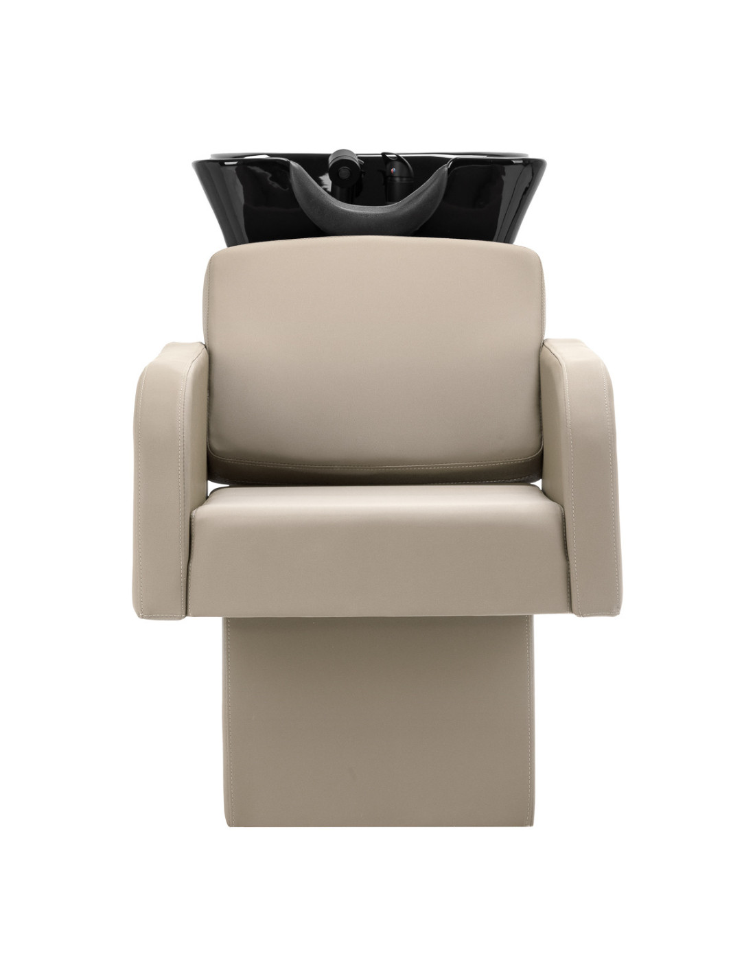 Lavatesta parrucchiere Bellagio-Z grigio beige – Lavabo professionale per parrucchieri 