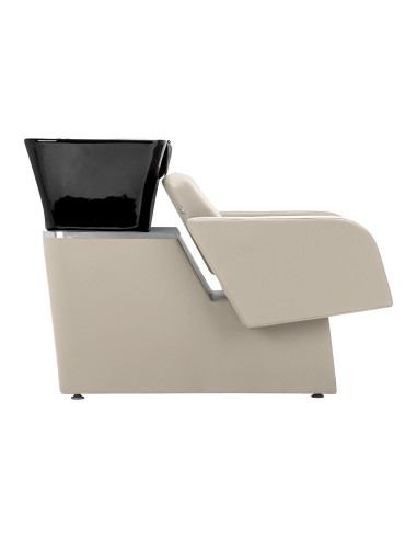 Bellagio-Z Grey Beige Shampoo unit – Professional Hairdressing Wash Basin 