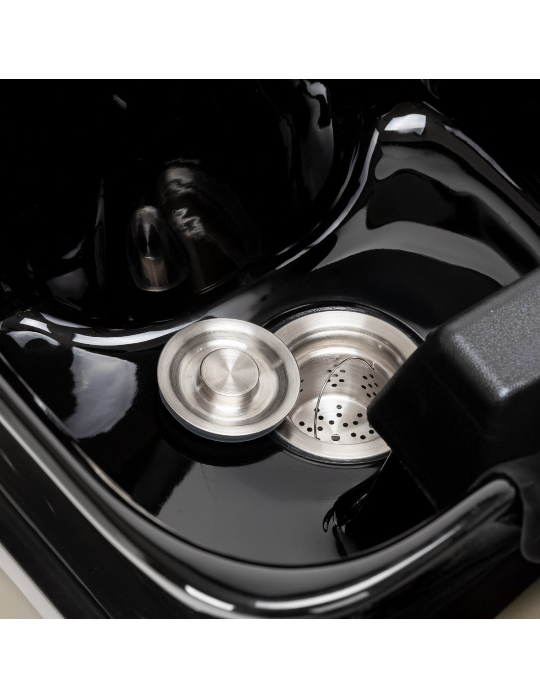 Bellagio-Z Szaro-beżowa Myjnia fryzjerska – profesjonalna umywalka fryzjerska 